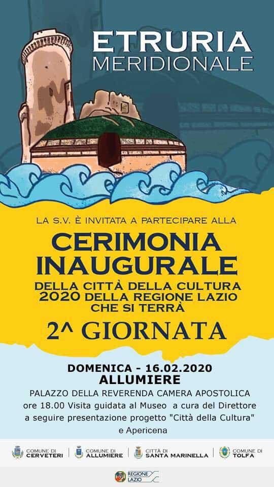 ALLUMIERE – 2^ giornata - Città della Cultura 2020 della Regione Lazio
